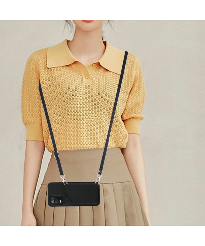 Coque Realme 8 5G AUDE Lanière multi compartiments