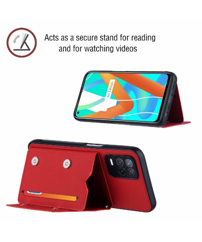 Coque Realme 8 5G AUDE Lanière multi compartiments