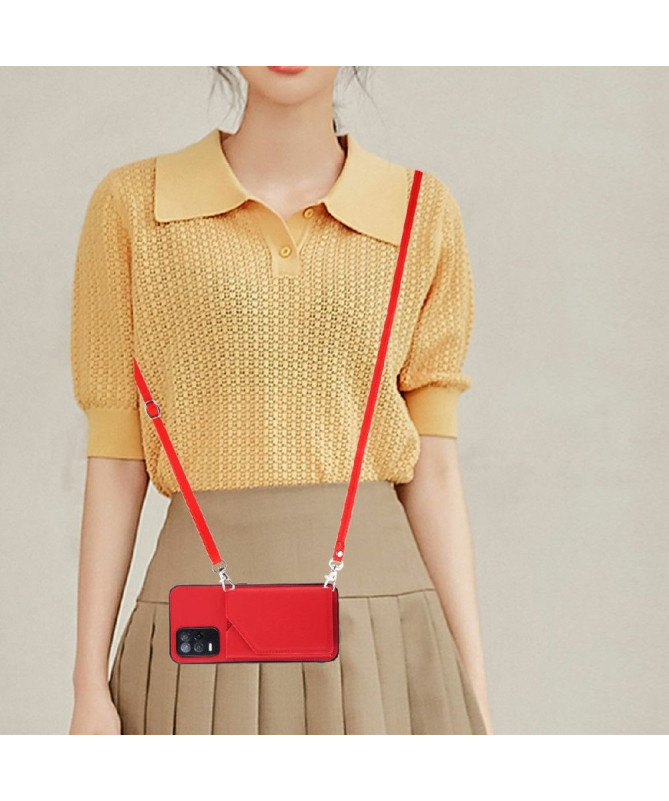 Coque Realme 8 5G AUDE Lanière multi compartiments