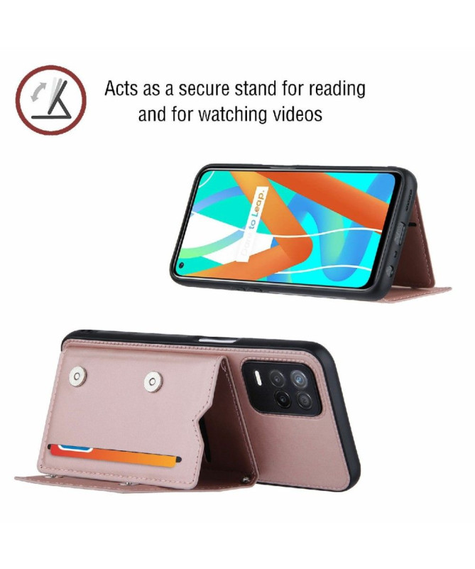 Coque Realme 8 5G AUDE Lanière multi compartiments