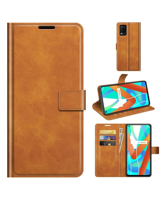 Housse Realme 8 5G portefeuille style cuir