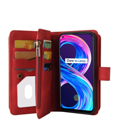 Housse portefeuille Realme 8 / 8 Pro à lanière