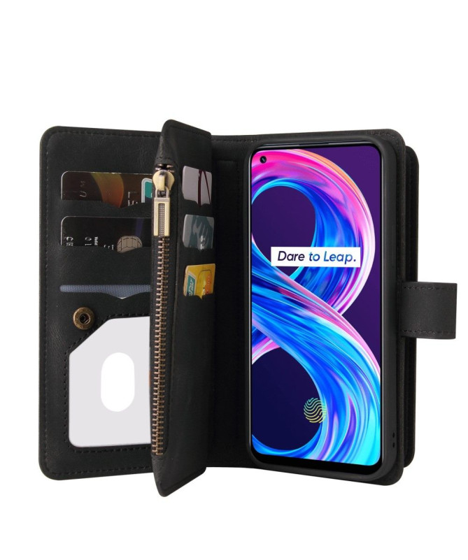Housse portefeuille Realme 8 / 8 Pro à lanière