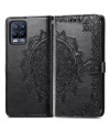 Housse Realme 8 / 8 Pro Mandala relief en simili cuir