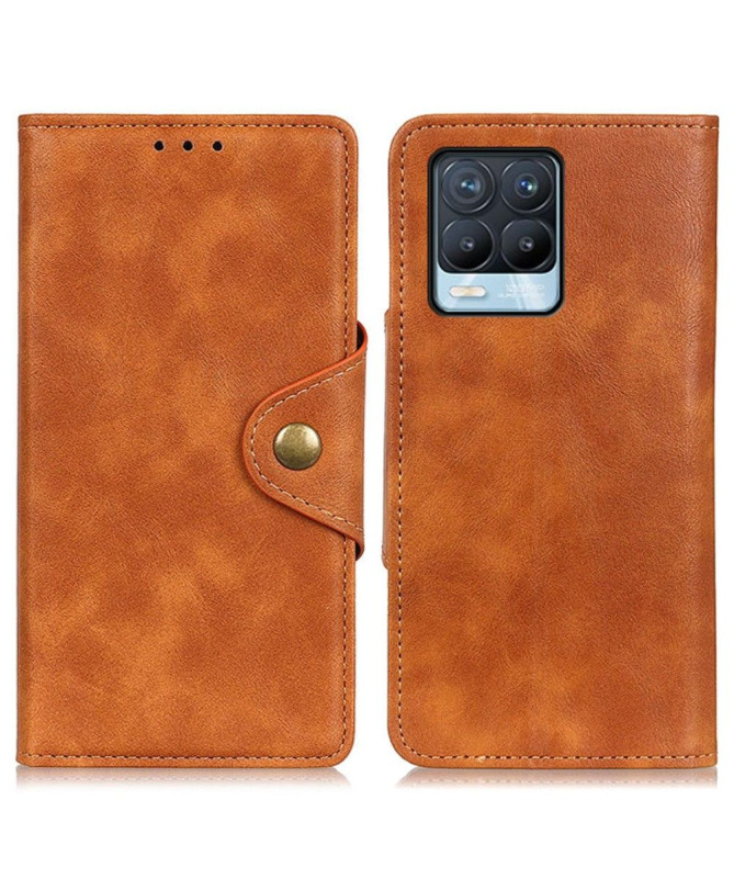 Housse Realme 8 / 8 Pro Full Protect Simili Cuir Mat