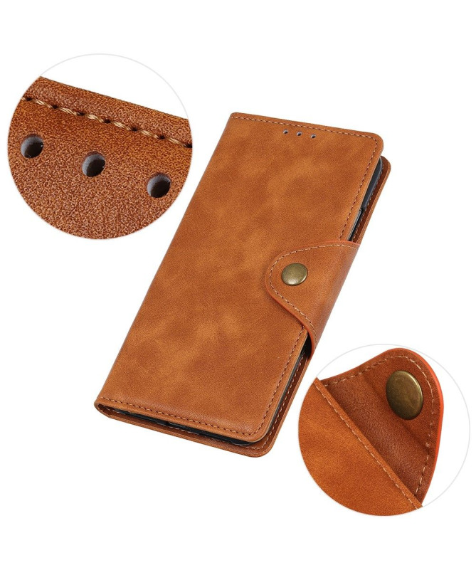 Housse Realme 8 / 8 Pro Full Protect Simili Cuir Mat