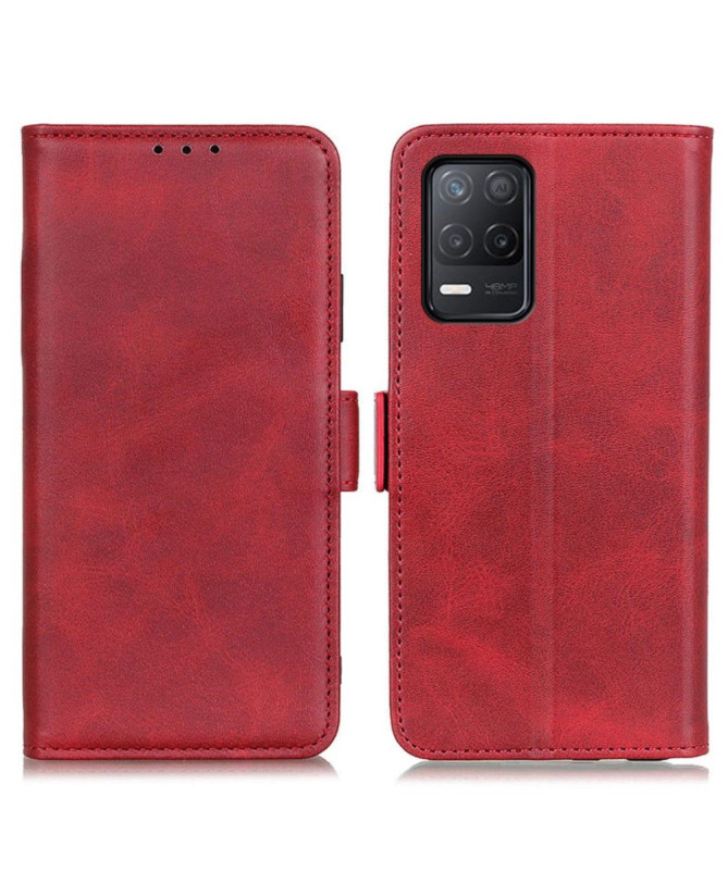 Étui Realme 8 / 8 Pro portefeuille simili cuir mat