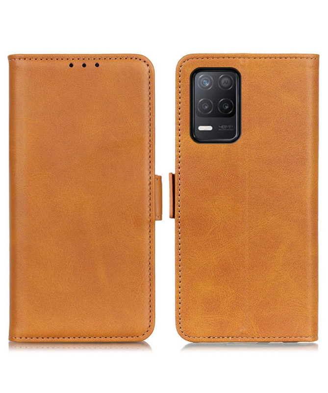 Étui Realme 8 / 8 Pro portefeuille simili cuir mat