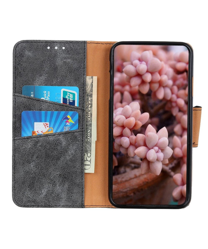 Étui Realme 8 / 8 Pro Edouard simili cuir vintage