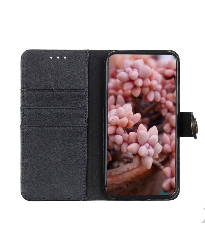 Housse Realme 8 / 8 Pro KHAZNEH Effet Cuir Porte-Cartes