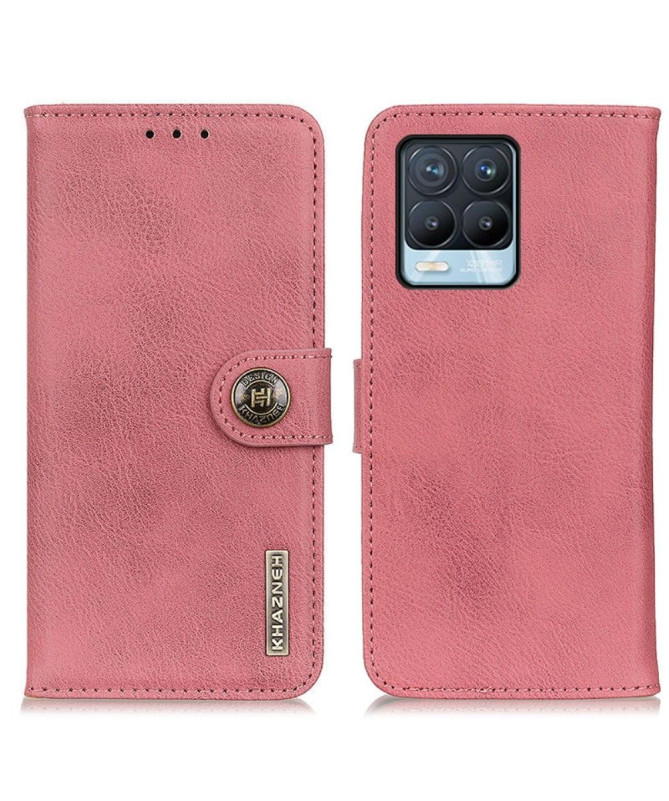 Housse Realme 8 / 8 Pro KHAZNEH Effet Cuir Porte-Cartes