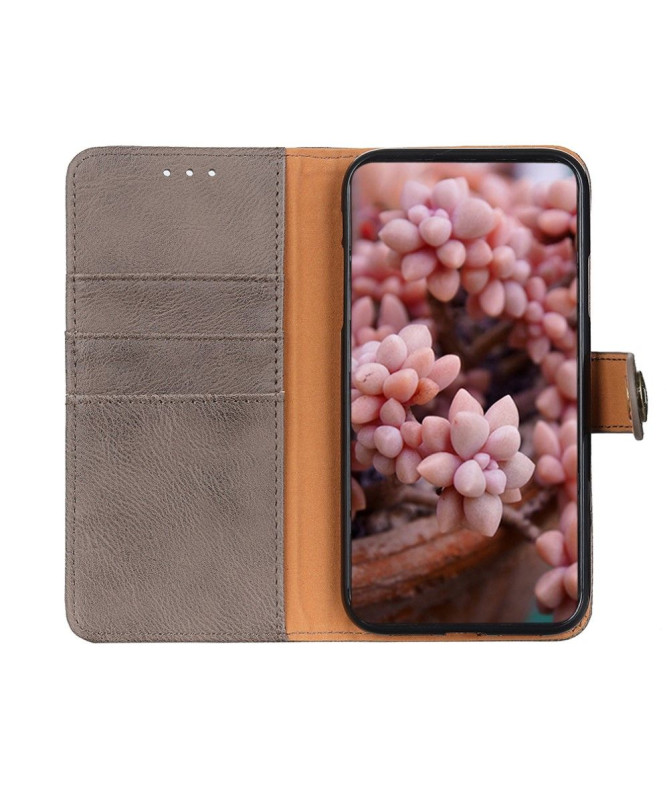 Housse Realme 8 / 8 Pro KHAZNEH Effet Cuir Porte-Cartes