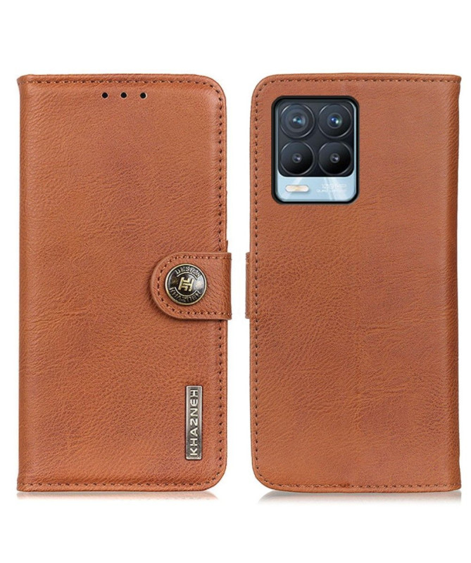 Housse Realme 8 / 8 Pro KHAZNEH Effet Cuir Porte-Cartes