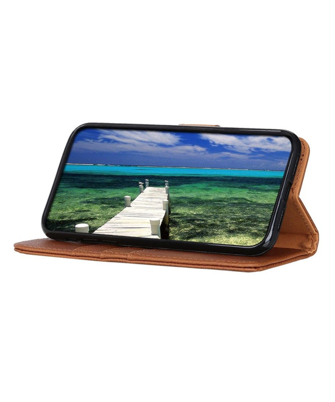 Housse Realme 8 / 8 Pro KHAZNEH Effet Cuir Porte-Cartes