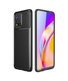 Coque Realme 8 / 8 Pro style fibre de carbone