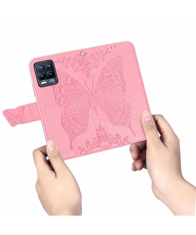 Housse Realme 8 / 8 Pro Papillon Relief