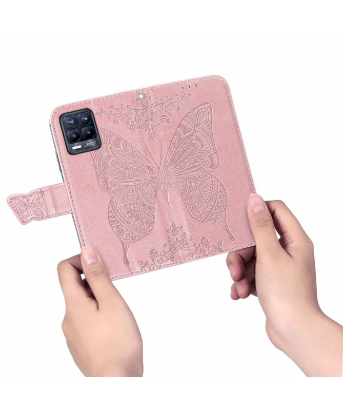 Housse Realme 8 / 8 Pro Papillon Relief