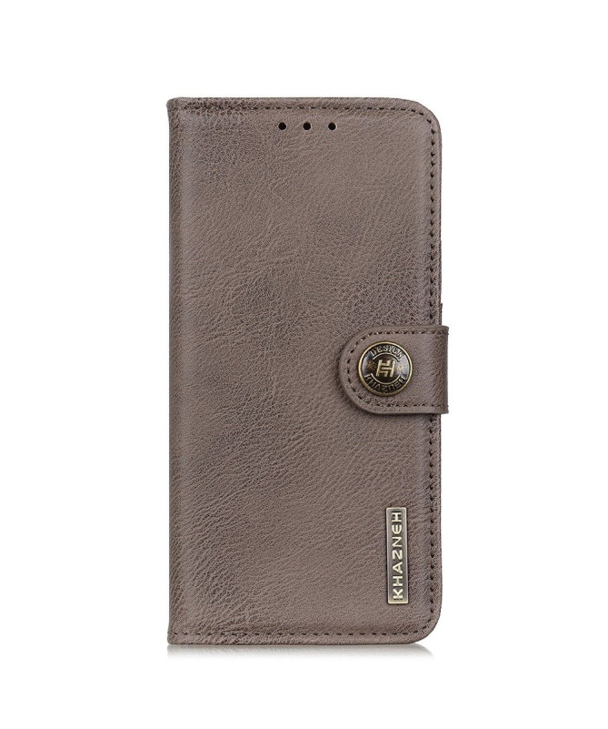 Housse Realme C21 KHAZNEH Effet Cuir Porte-Cartes