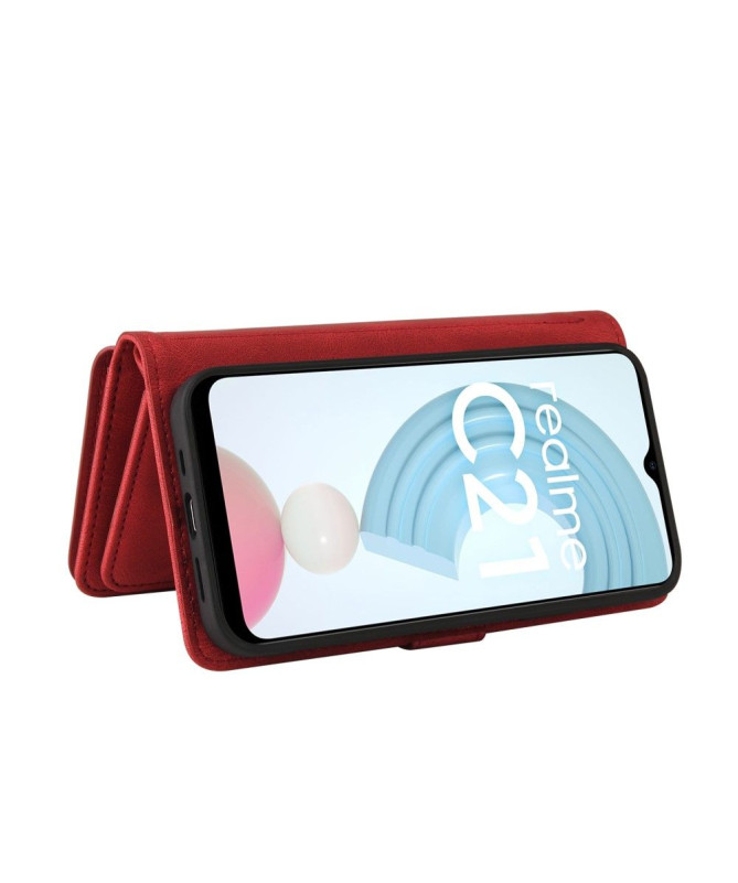 Housse portefeuille Realme C21 à lanière