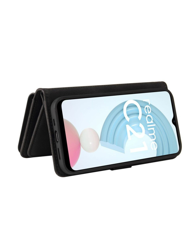Housse portefeuille Realme C21 à lanière