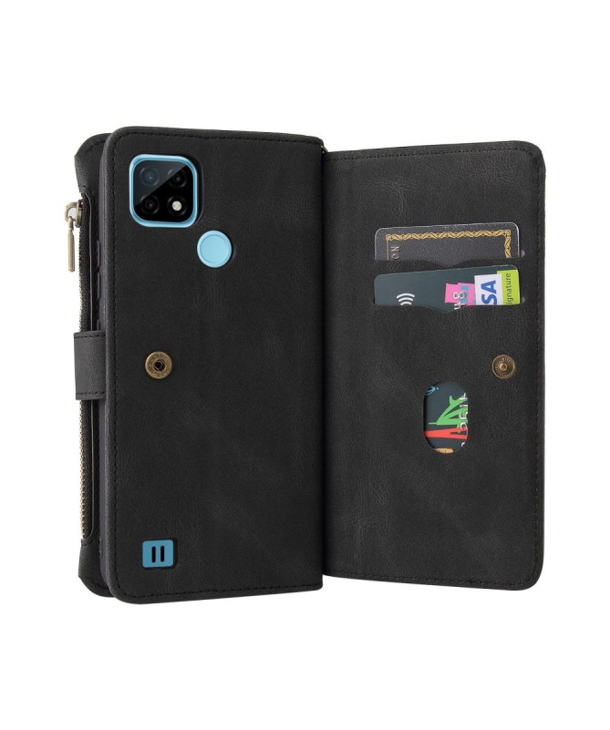 Housse portefeuille Realme C21 à lanière