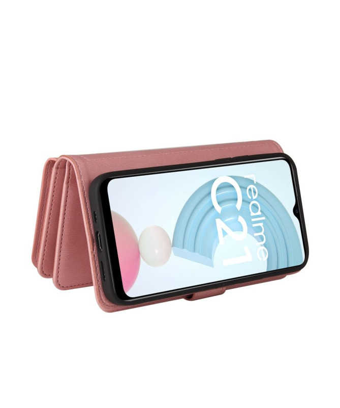 Housse portefeuille Realme C21 à lanière