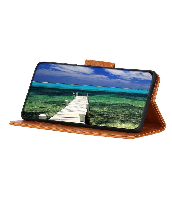 Housse Realme C21 Folio Simili Cuir Fonction Support