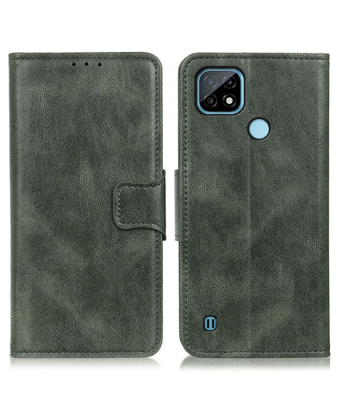 Housse Realme C21 Folio Simili Cuir Fonction Support