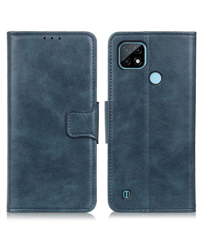 Housse Realme C21 Folio Simili Cuir Fonction Support