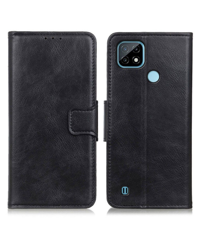 Housse Realme C21 Folio Simili Cuir Fonction Support