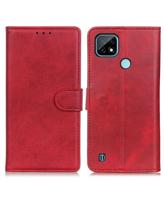 Housse Realme C21 Marius effet cuir mat