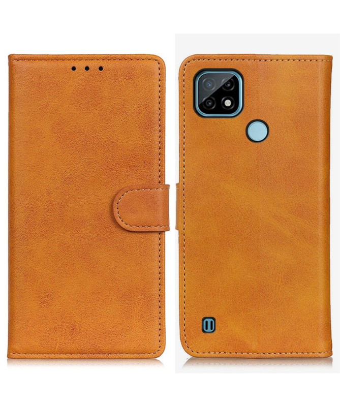Housse Realme C21 Marius effet cuir mat