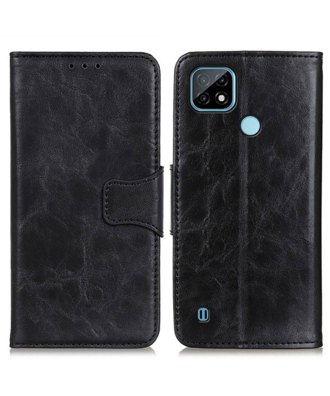 Étui Realme C21 Edouard simili cuir classique