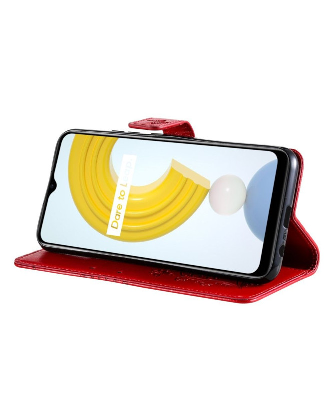 Housse Realme C21 Papillons fonction support