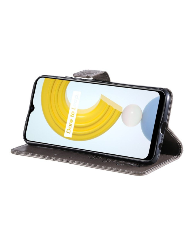 Housse Realme C21 Papillons fonction support