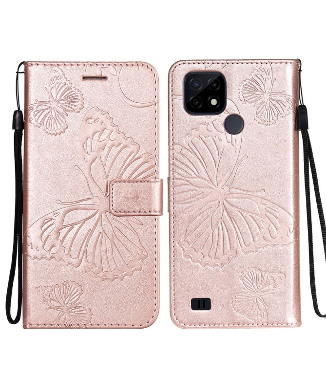 Housse Realme C21 Papillons fonction support