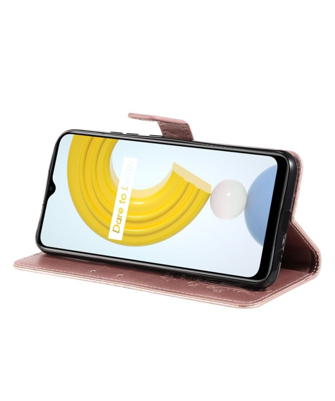 Housse Realme C21 Papillons fonction support