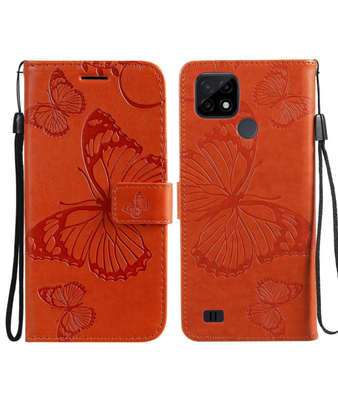 Housse Realme C21 Papillons fonction support