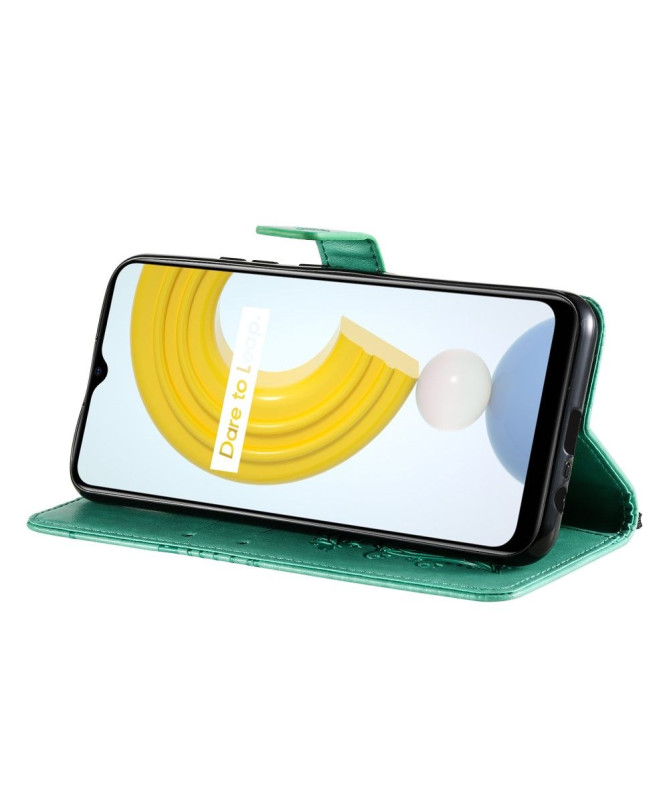 Housse Realme C21 Papillons fonction support