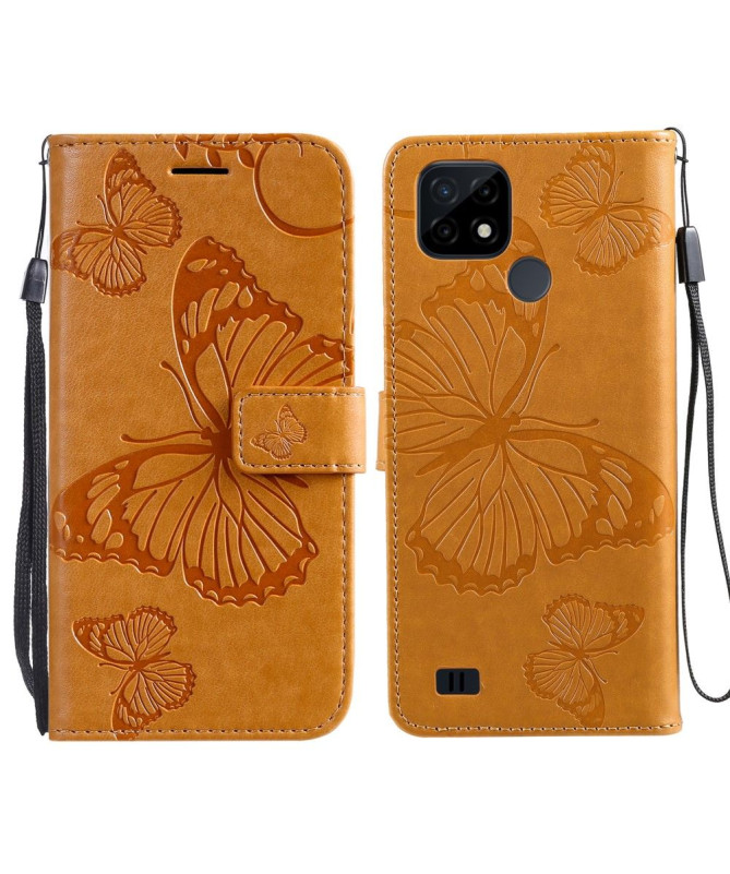 Housse Realme C21 Papillons fonction support