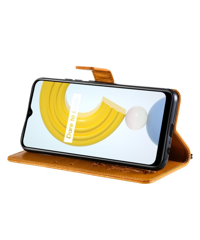 Housse Realme C21 Papillons fonction support