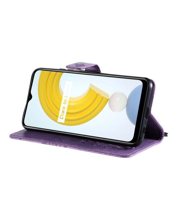 Housse Realme C21 Papillons fonction support
