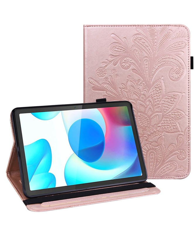 Housse Realme Pad fleur dentelle chic
