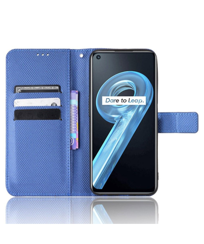 Housse Realme 9i Hudson simili cuir texturé