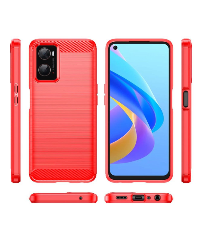 Coque Realme 9i effet brossé silicone