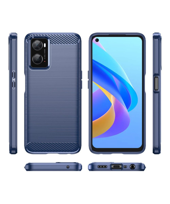 Coque Realme 9i effet brossé silicone