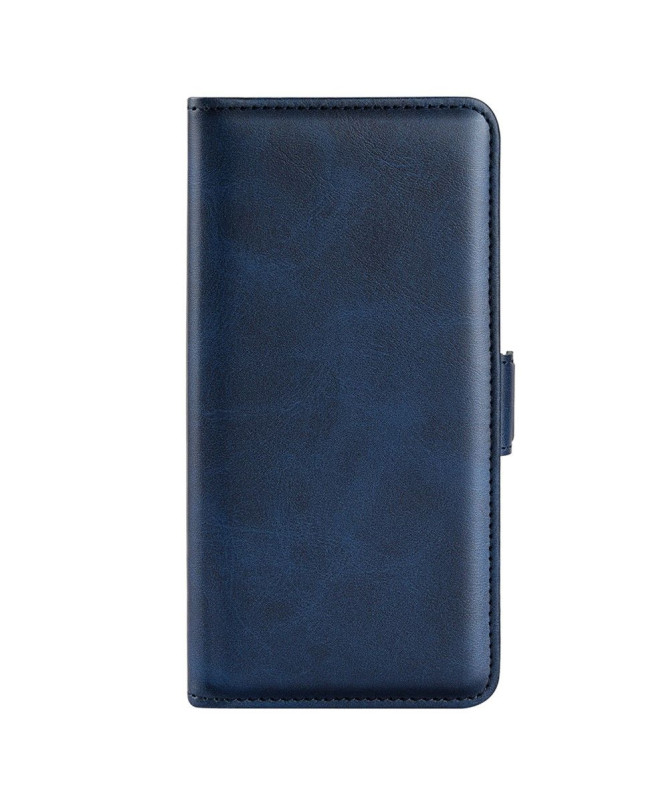 Étui Realme 9i portefeuille revêtement simili cuir mat