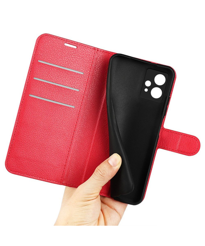 Housse Realme 9 Pro Plus portefeuille style cuir