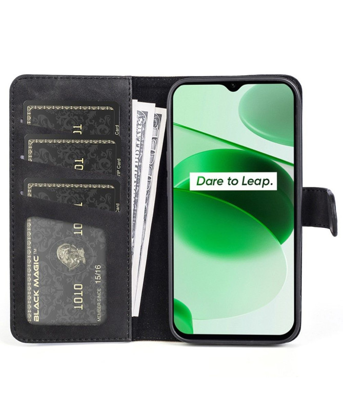 Housse Realme C35 Stand Folio Bicolore
