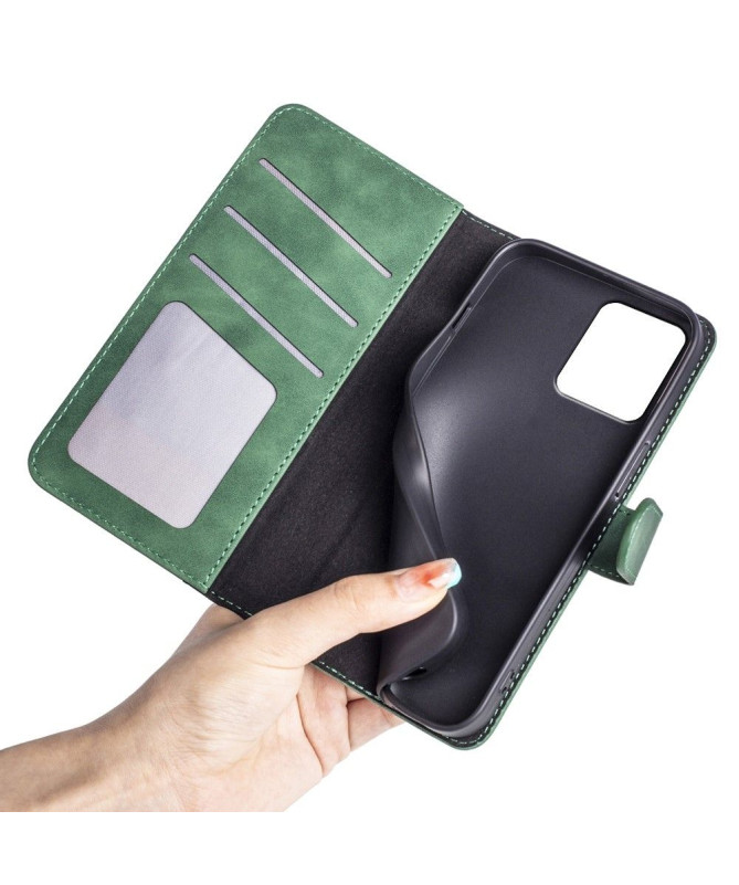 Housse Realme C35 Stand Folio Bicolore
